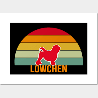 Lowchen Vintage Silhouette Posters and Art